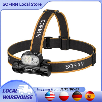 SOFIRN HS22 Headlamp 2500lm USB Rechargeable