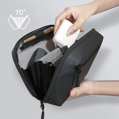 Travel Electronics Organizer – Large 3-Layer Cord Bag