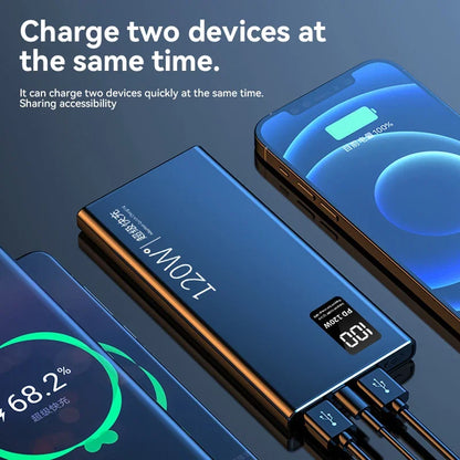 80000mAh Power Bank Fast Charging for Outdoor Use