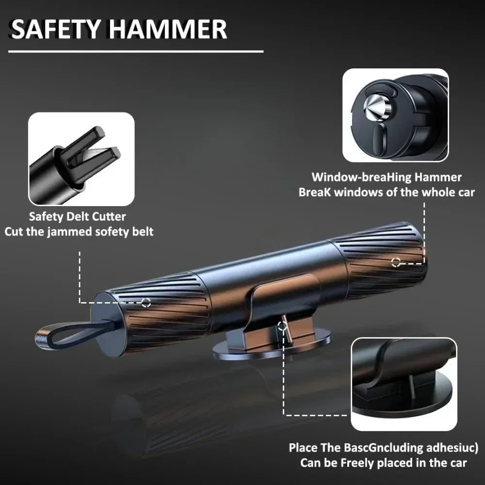 Car Window Breaker & Seatbelt Cutter Emergency Tool