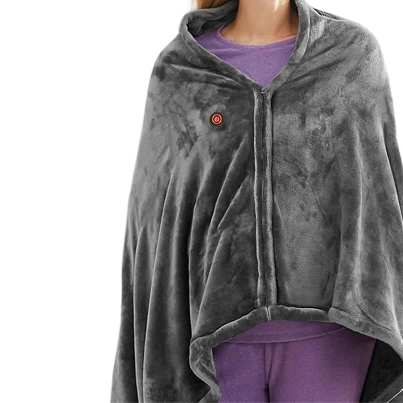 Wearable Electric Blanket USB 3 Heat Levels for Warmth