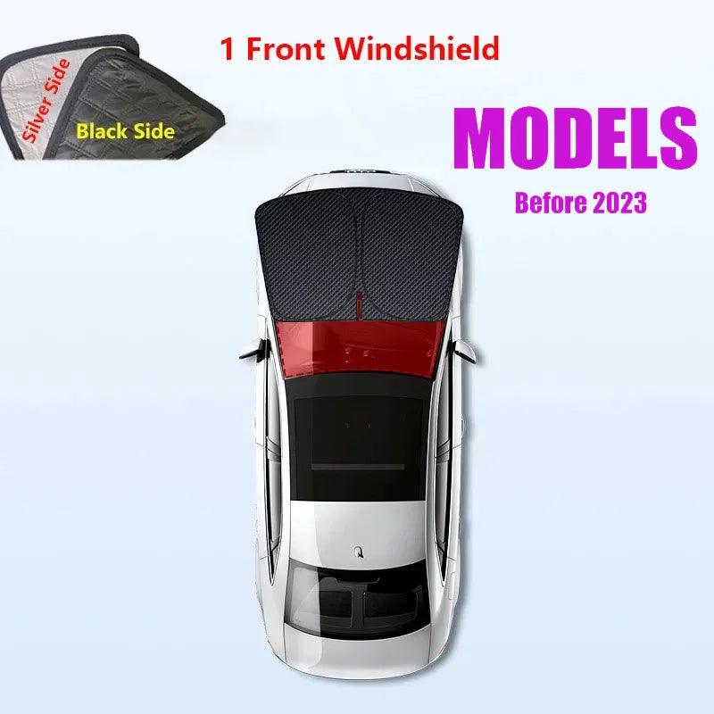 Tesla Window Sunshade – UV Protection for Front & Rear