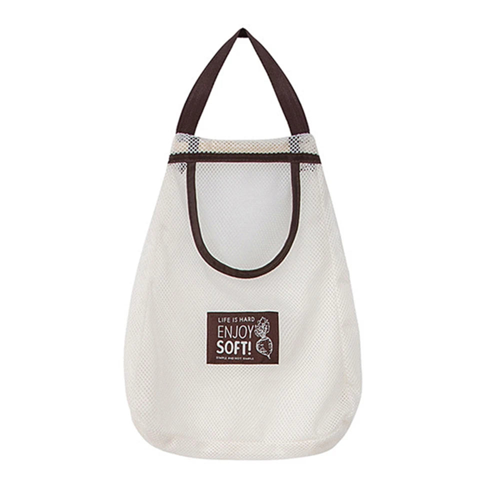 Hanging Mesh Storage Bag Keeps Produce Fresh