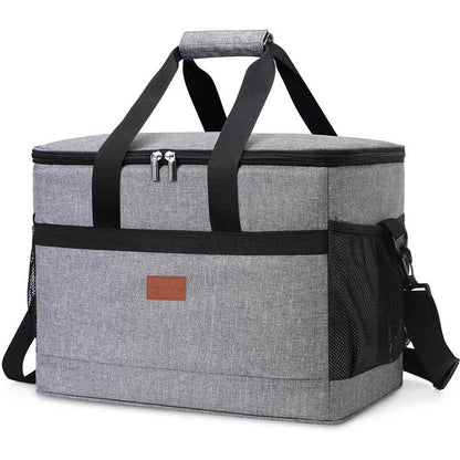 Insulated Cooler Bag 35L Keeps Food Cold for Camping