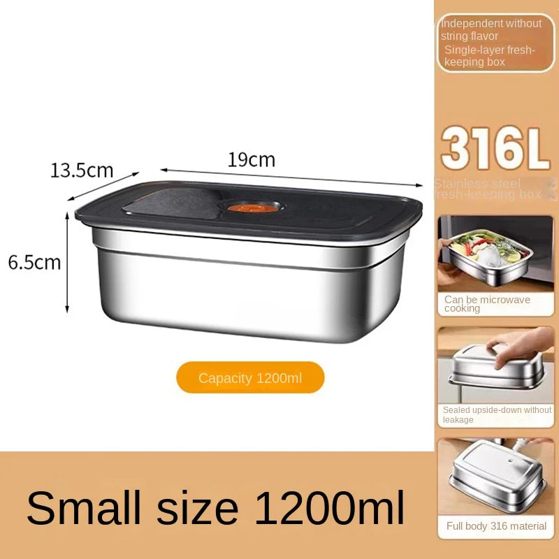 Stainless Steel Bento Box Leakproof for Fresh Meals