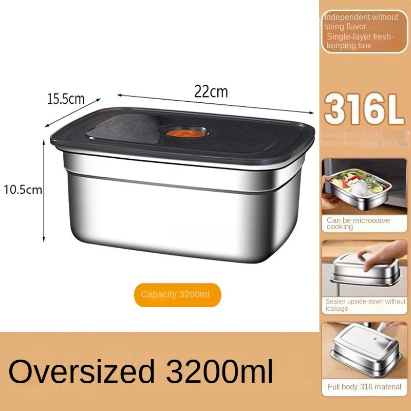 Stainless Steel Bento Box Leakproof for Fresh Meals