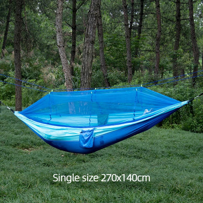 Camping Hammock with Mosquito Net – Portable & Breathable