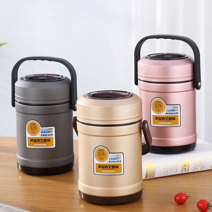 Stainless Steel Insulated Lunch Box Leakproof Large Capacity