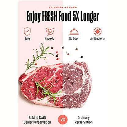 Vacuum Sealer Bags Food Storage Rolls for Camping