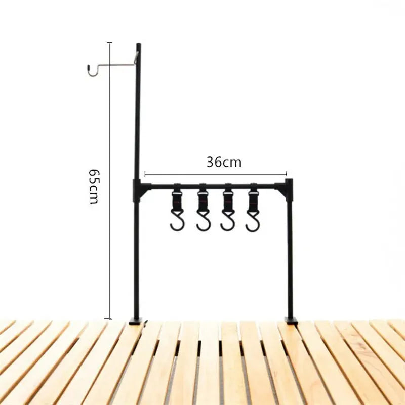 Camping Tableware Hanging Rack Space-Saving Organizer