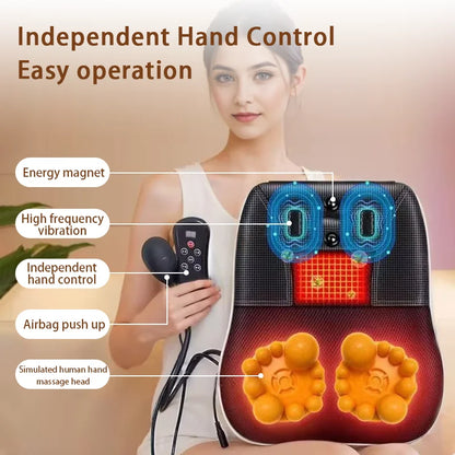 Neck Massage Pillow with Heat for Pain Relief