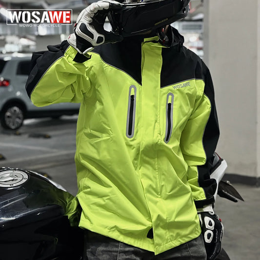 Waterproof Raincoat with Reflective Storm Protection