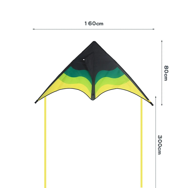 Large Beach Delta Kite with 100m Line – Easy to Fly