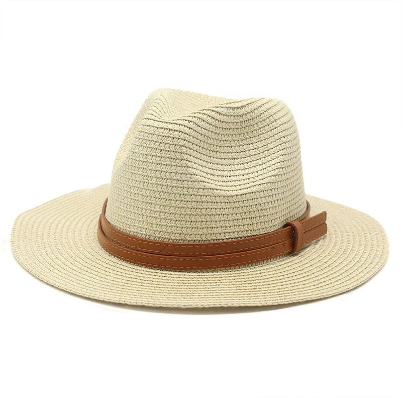 Beach Sun Hat Straw Visor for UV Protection
