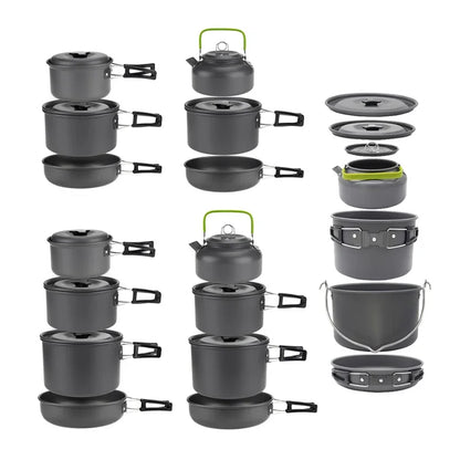 Camping Cookware Set for Lightweight Outdoor Cooking