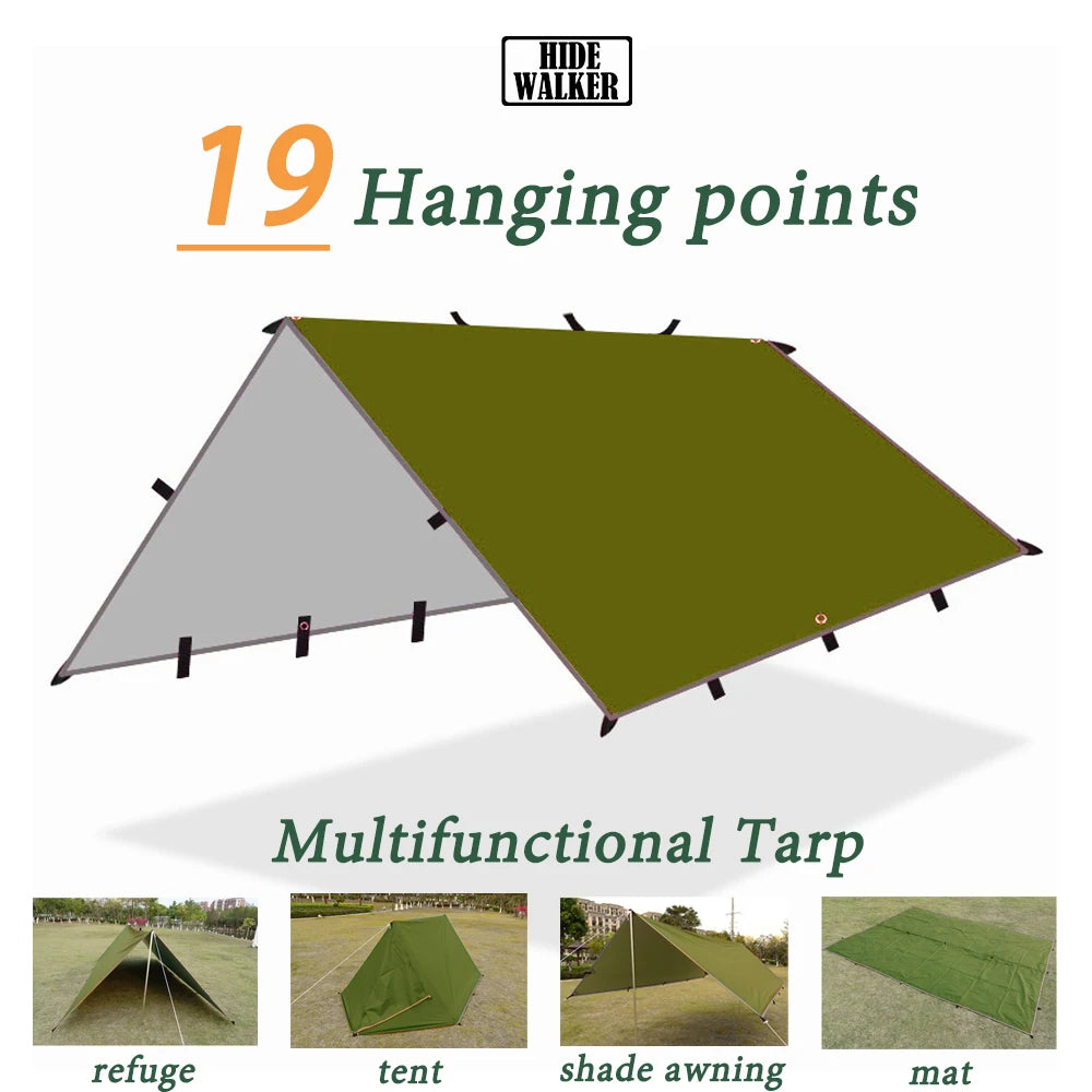 Waterproof Tent Tarp for Lightweight Outdoor Shelter