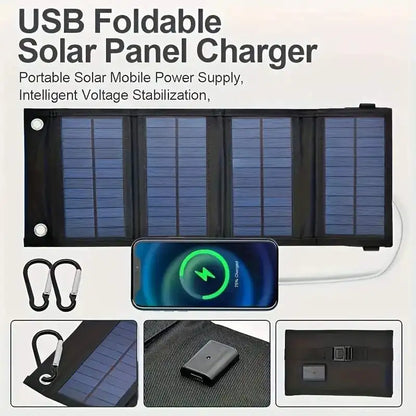 Portable Foldable Solar Panel for Fast Outdoor Charging