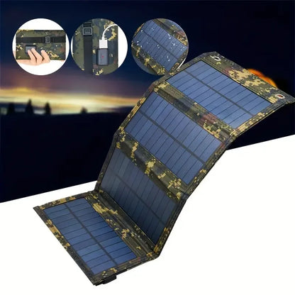 Portable Foldable Solar Panel for Fast Outdoor Charging