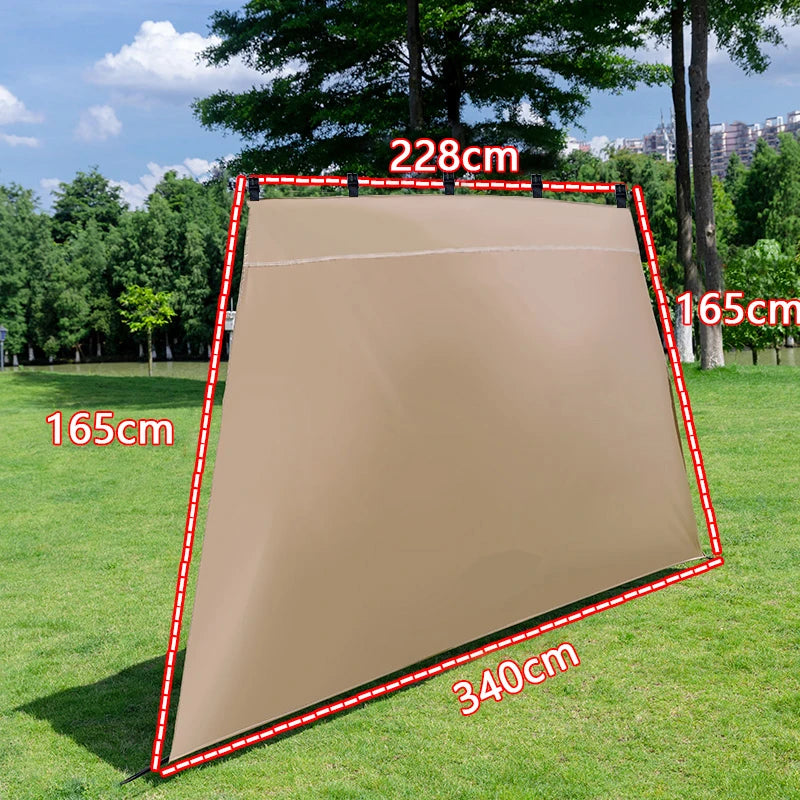 3.65m Canopy Side Wall – Waterproof & Sun Protection