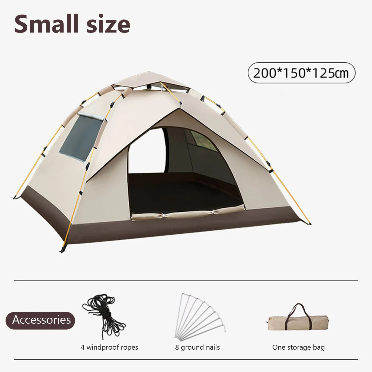 Automatic Camping Tent Waterproof Easy Setup Shelter
