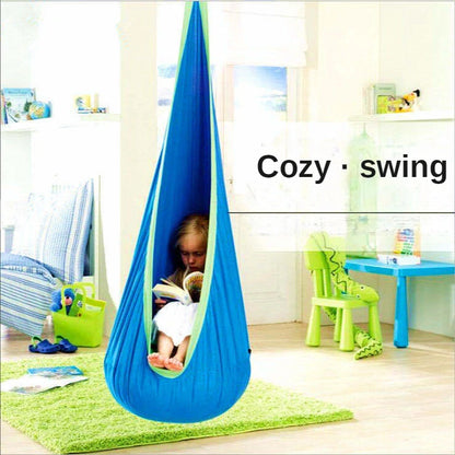 Children's Hanging Chair with Inflatable Cushion Comfort