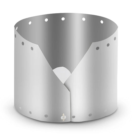 Titanium Stove Wind Shield Saves Fuel Outdoors