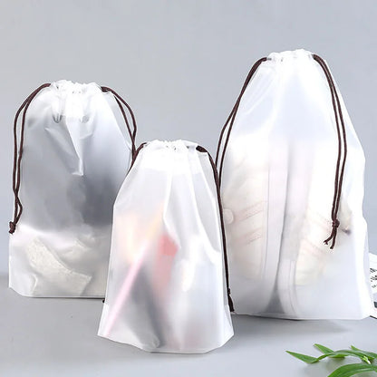 Transparent Drawstring Travel Bag Waterproof & Multipurpose