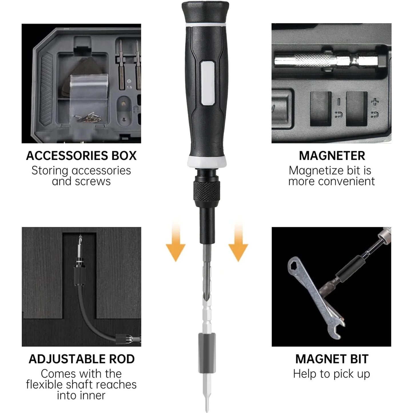 Precision Screwdriver Set for Outdoor Gear Repair