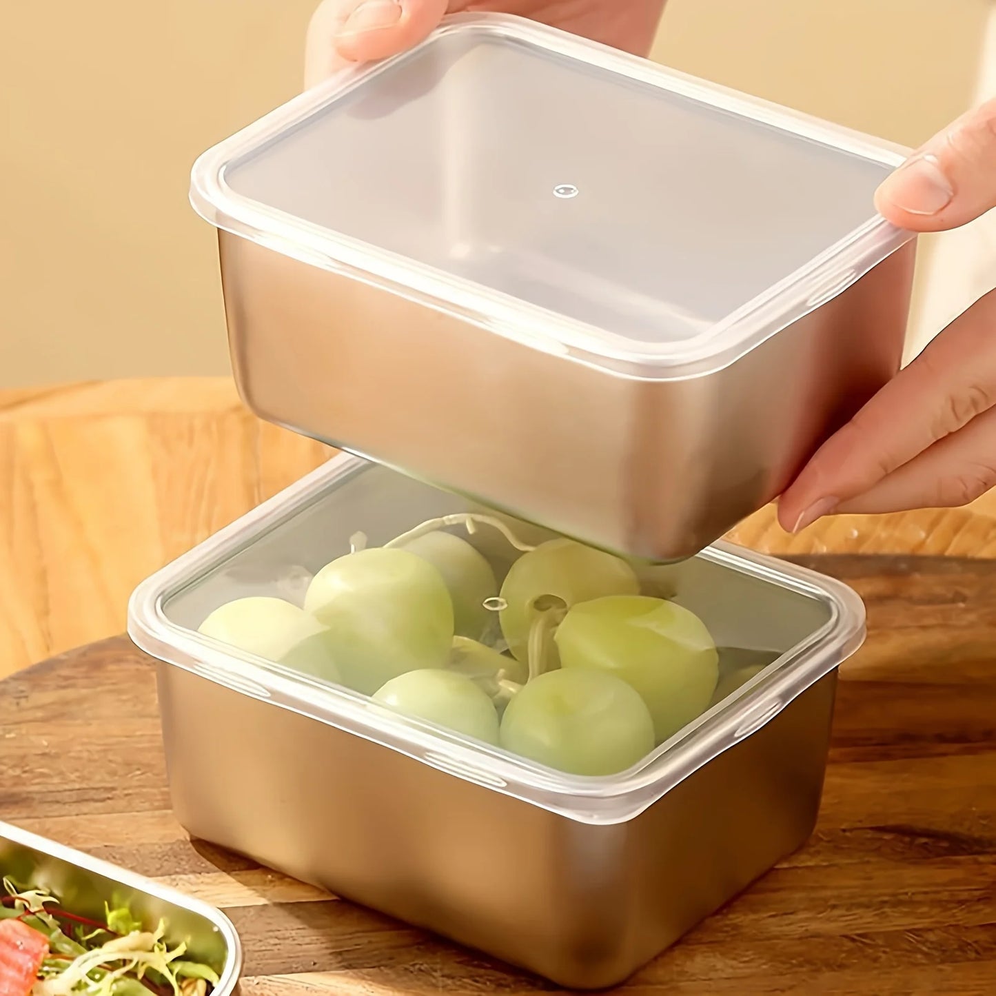 Stainless Steel Food Storage Containers Set for Leakproof Storage