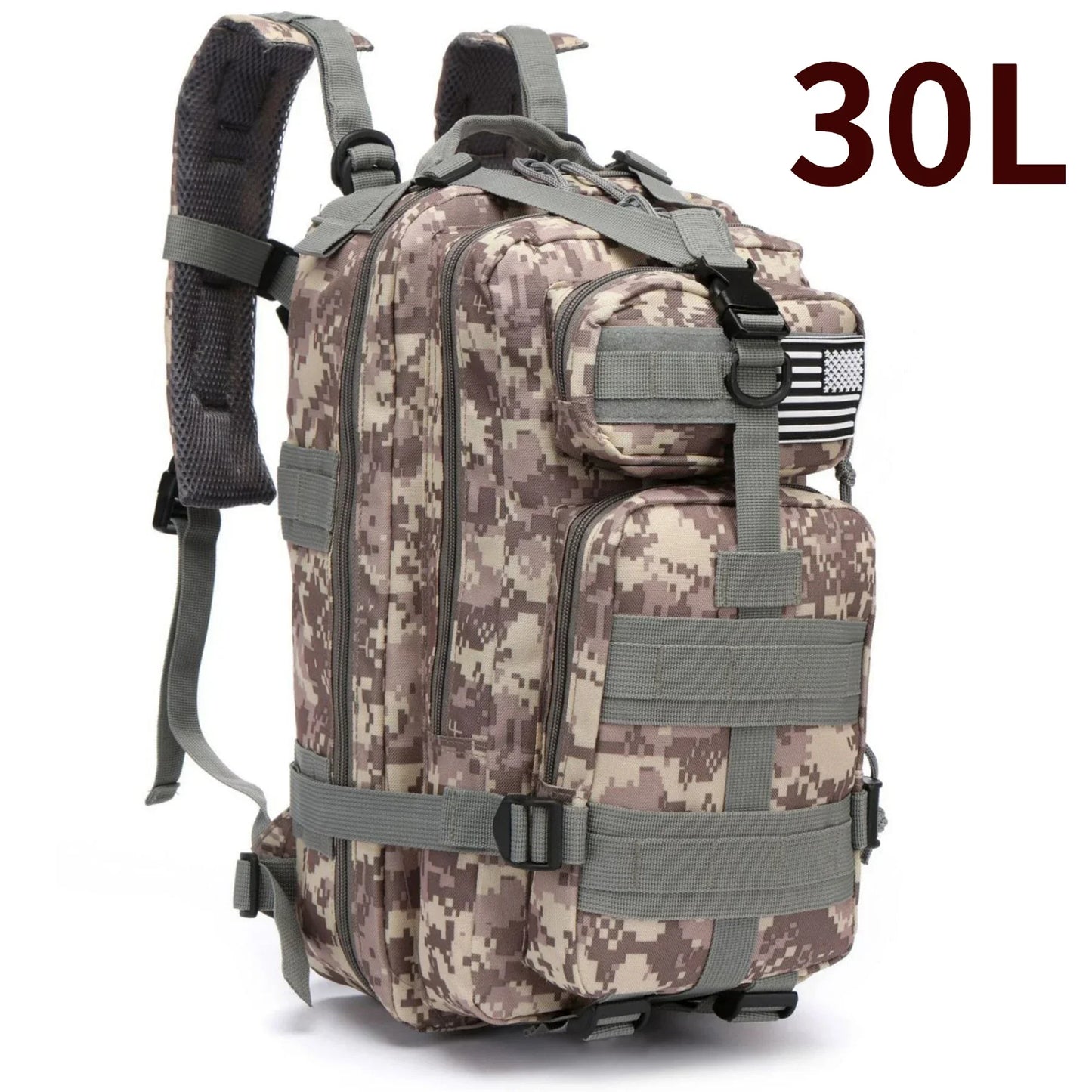 Waterproof Tactical Hiking Backpack 30L/50L Durable