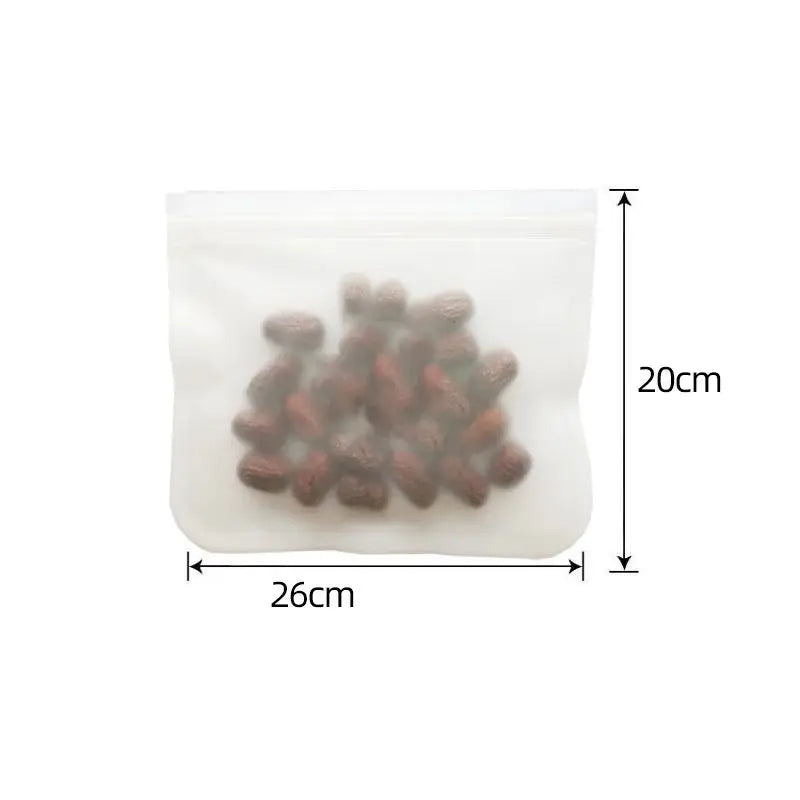 Reusable Silicone Food Storage Bags – Leakproof Fresh Keep