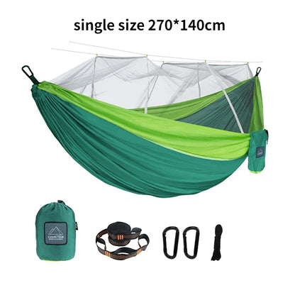 Camping Hammock with Mosquito Net – Portable & Breathable