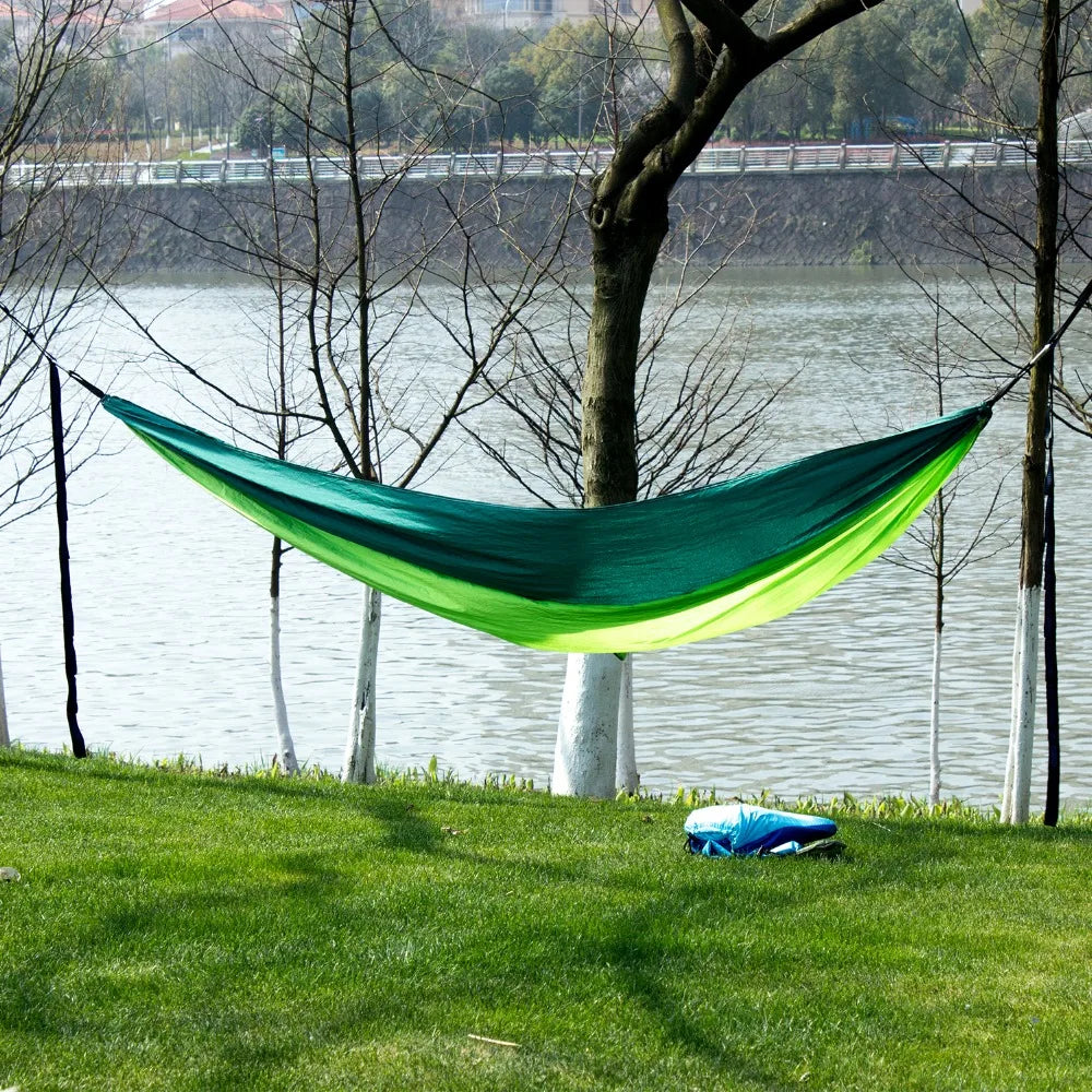 Portable Outdoor Hammock for Camping & Hiking Comfort