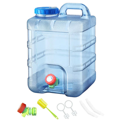 Camping Water Container with Faucet for Easy Pouring