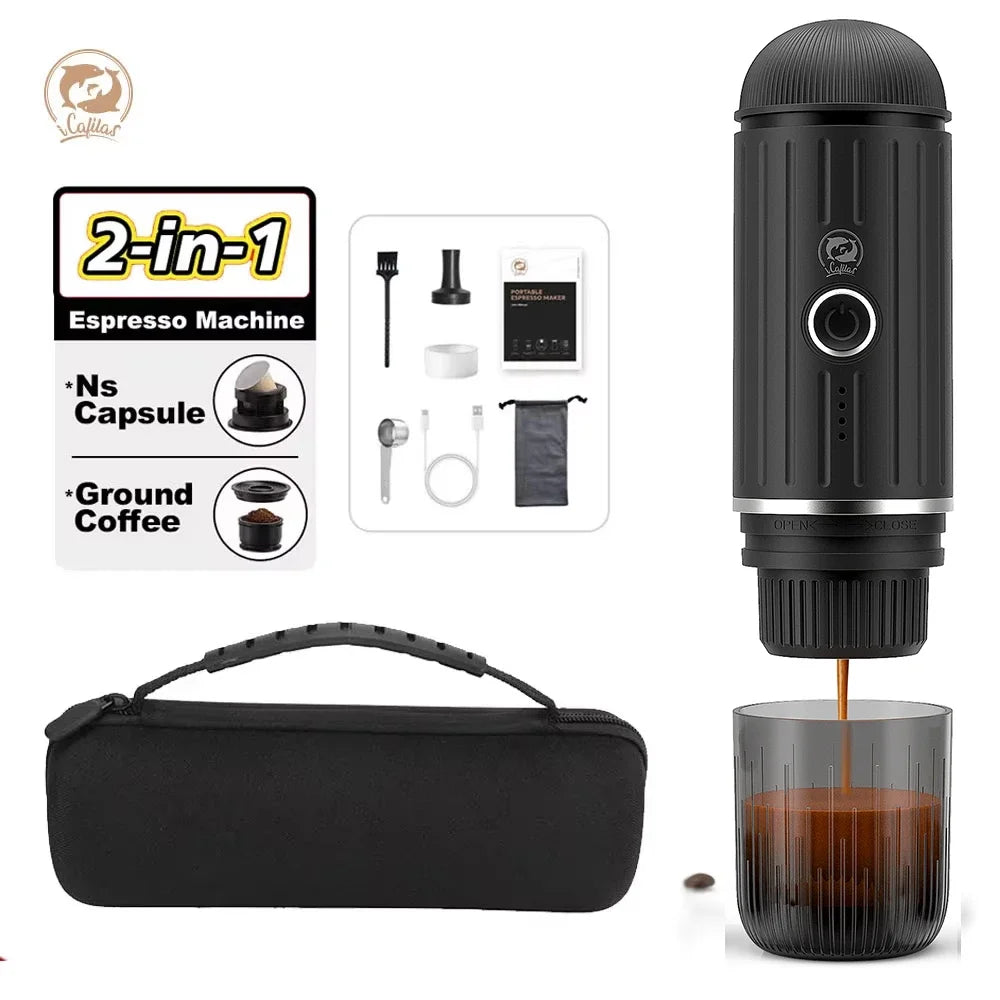 Portable Electric Espresso Maker for Travel & Camping