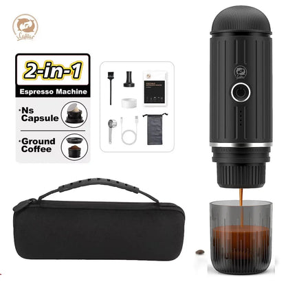 Portable Electric Espresso Maker for Travel & Camping