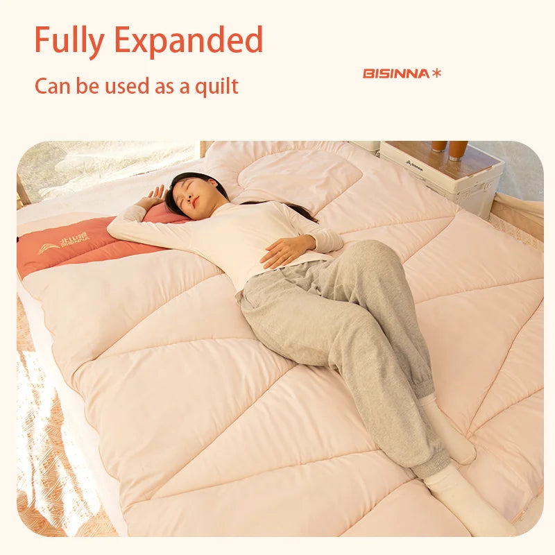 Ultralight Camping Sleeping Bag for All-Season Warmth