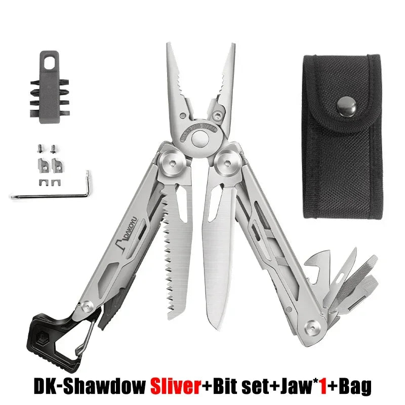 Camping Multitool Pliers with Emergency Whistle