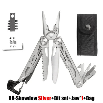 Camping Multitool Pliers with Emergency Whistle