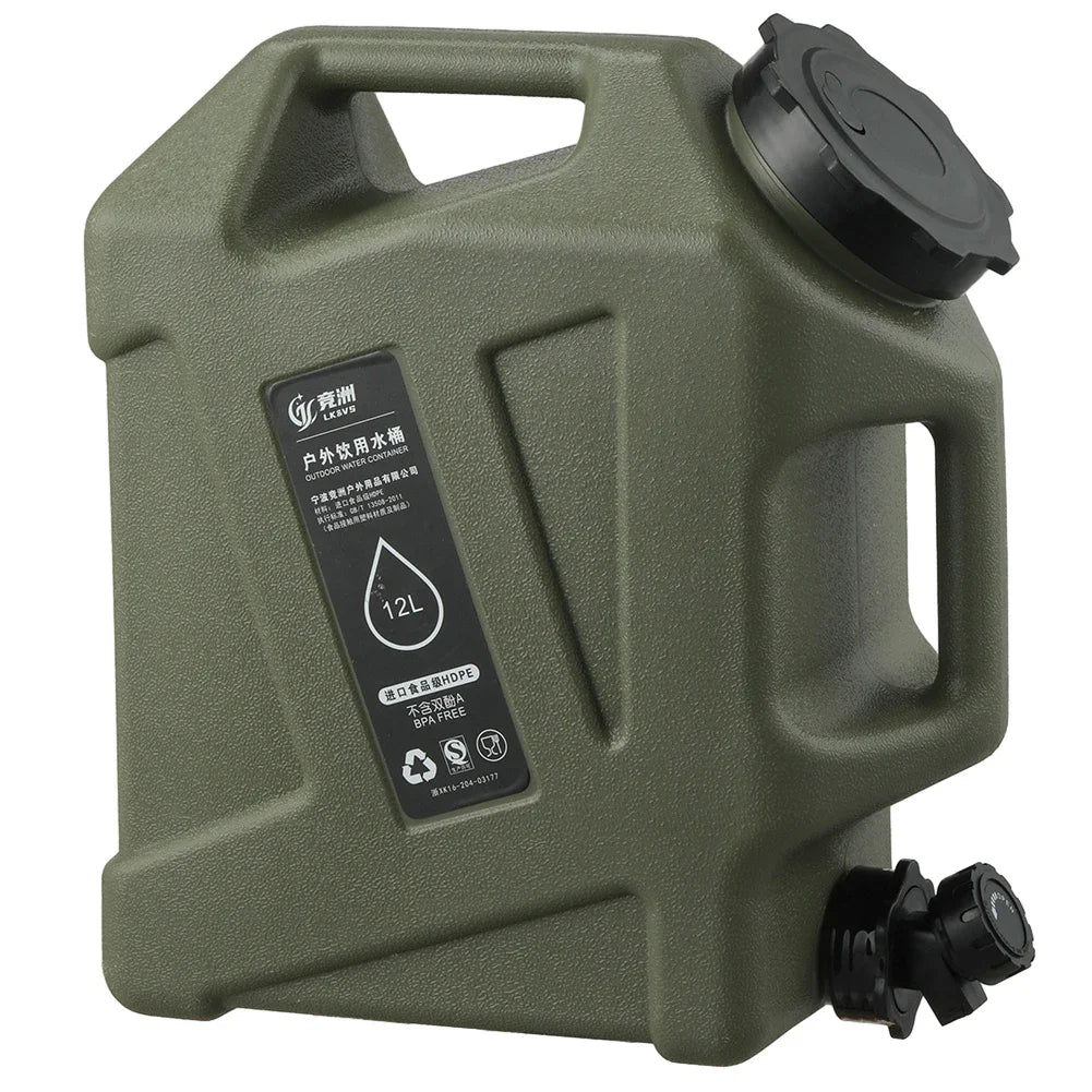 Camping Water Container 12L Portable with Faucet