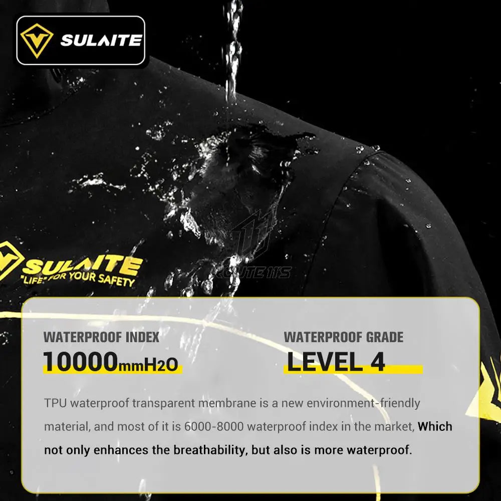 Waterproof Motorcycle Rain Suit for All-Weather Riding