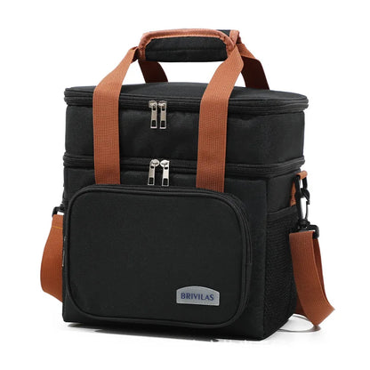 Insulated Collapsible Lunch Box – Leakproof Travel Cooler Bag