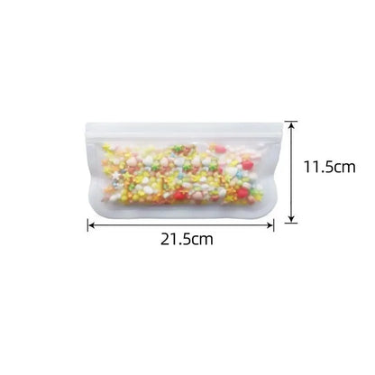 Reusable Silicone Food Storage Bags – Leakproof Fresh Keep