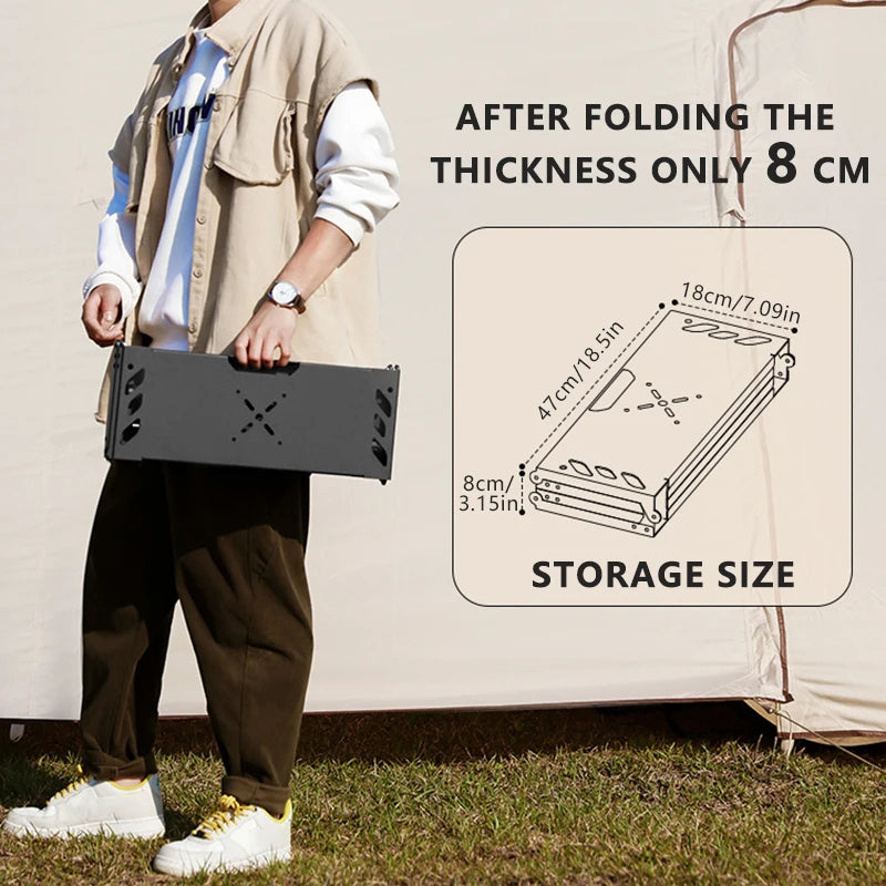 Lightweight Folding Camping Table for Easy Outdoor Cooking