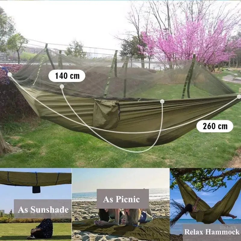 camping hammock with bug net - KentDO