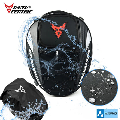 Waterproof Motorcycle Tail Bag with Helmet Storage