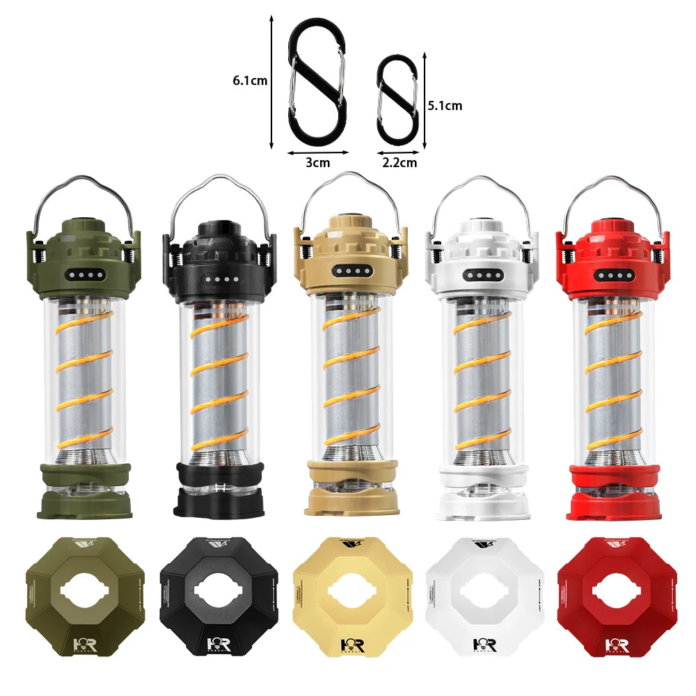 Camping Lantern with Tripod USB Rechargeable Bright Light