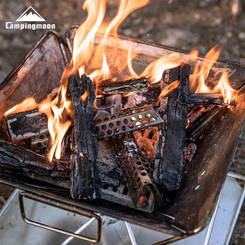Reusable Metal Firewood – Portable Camping BBQ Accessory