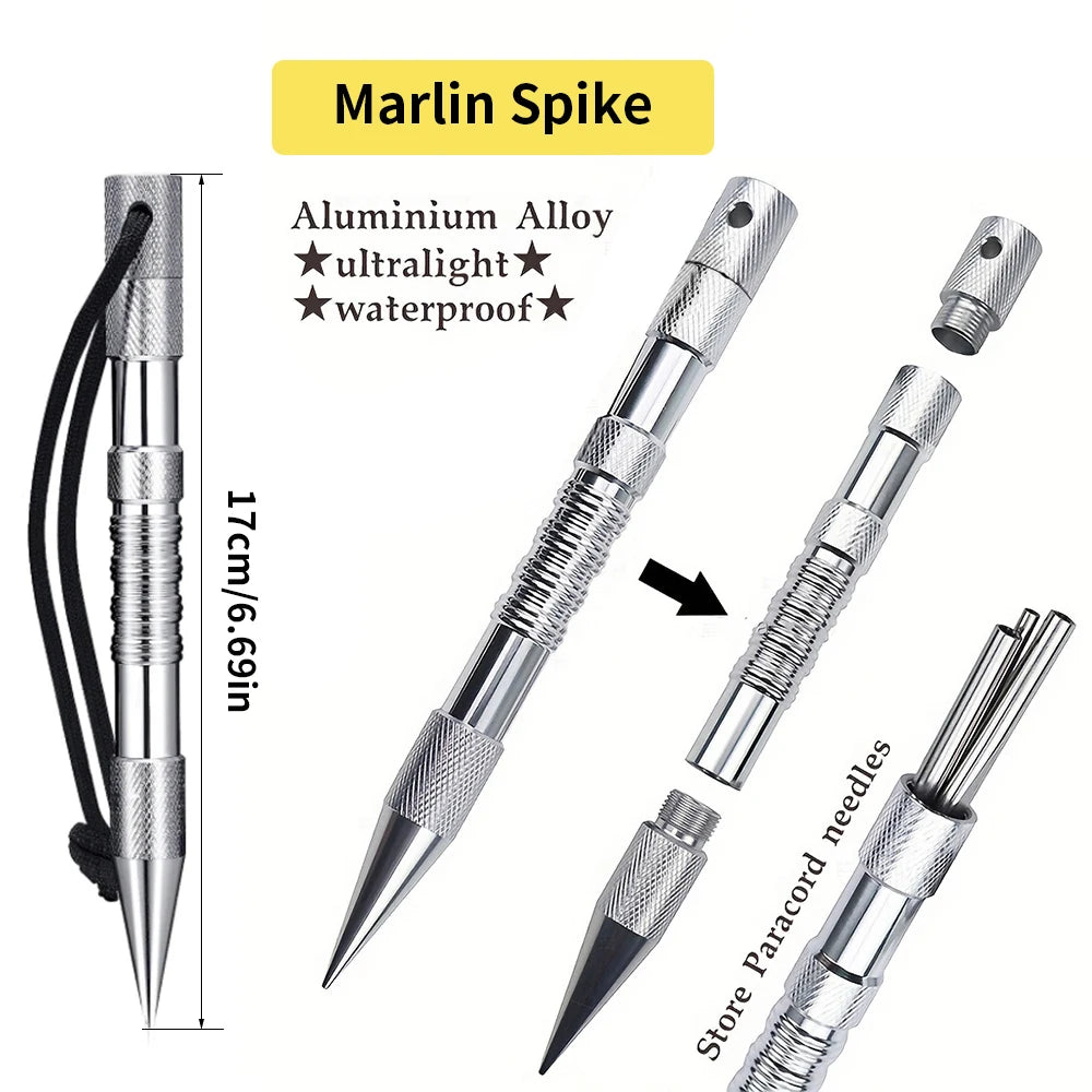 Paracord Bracelet Kit with Marlin Spike Tool – DIY Survival