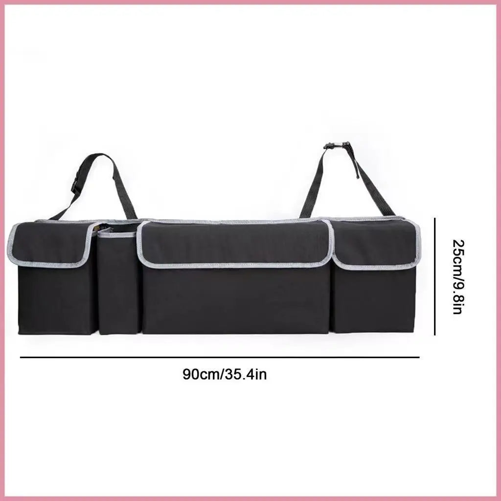 Car Trunk Storage Bag – Rear Seat Hanging Organizer